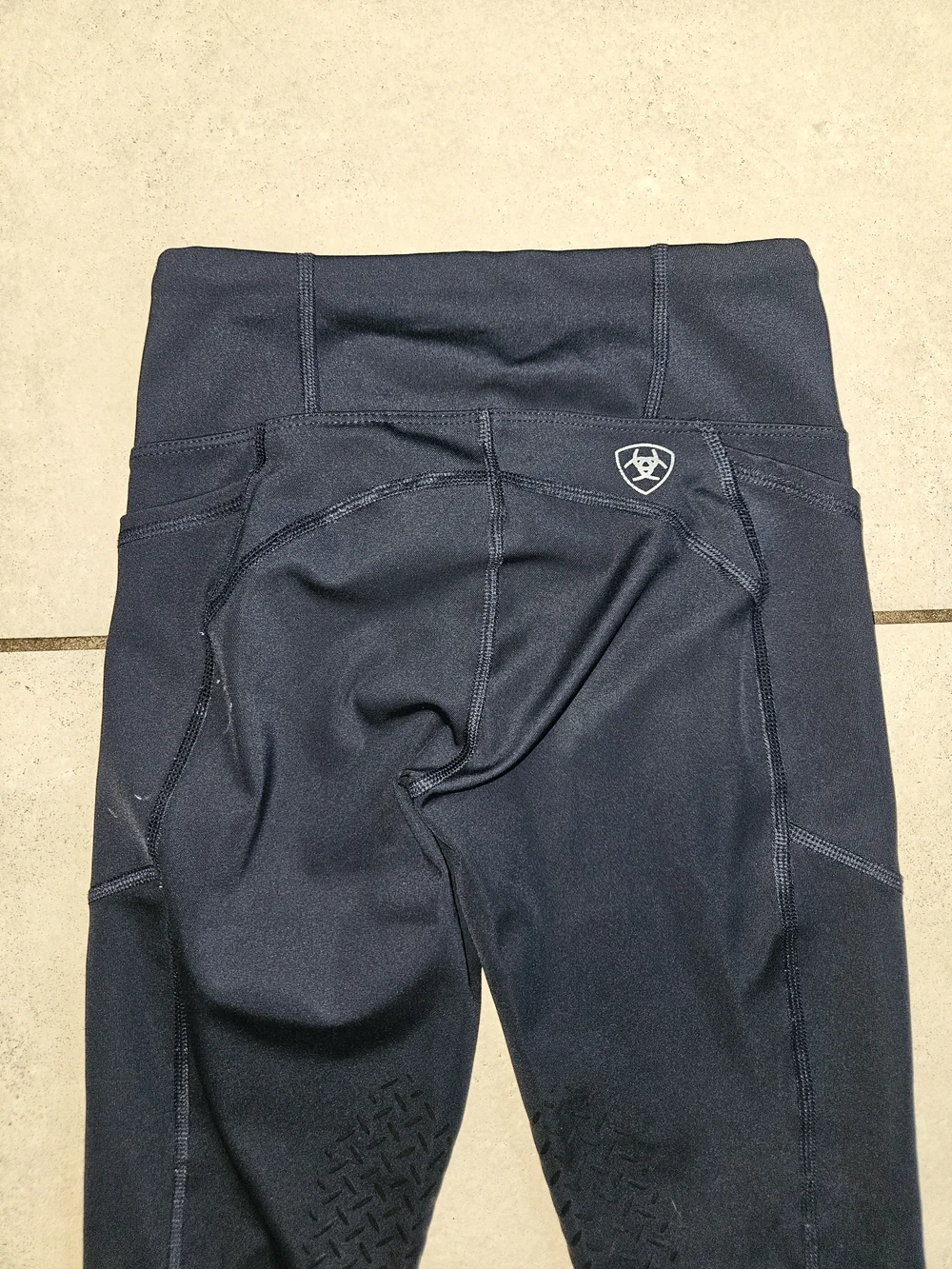 Ariat TEK Black Girls Silicone-Grip Riding Leggings
